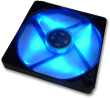 Slim 12 PL Blue, Silent Slim 120mm PWM Fan with LEDs