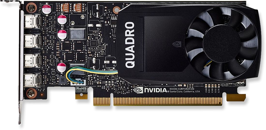 NVIDIA Quadro P600 Pascal 2GB GPU with 